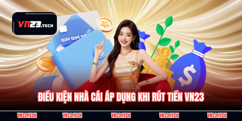 Điều kiện nhà cái áp dụng khi rút tiền VN23