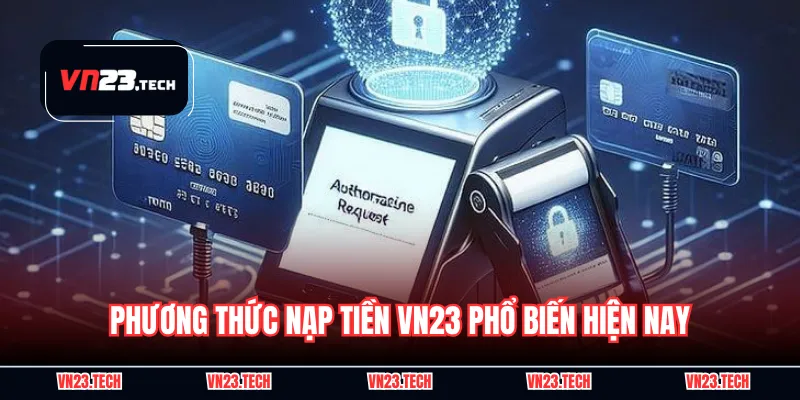 Phương thức nạp tiền VN23 phổ biến hiện nay